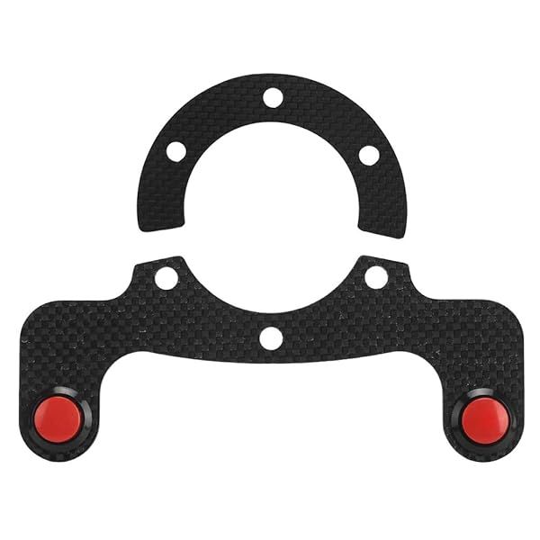 Upgrade Your Ride: Carbon Fiber Dual Horn Button Kits for 6-Bolt Steering Wheels
