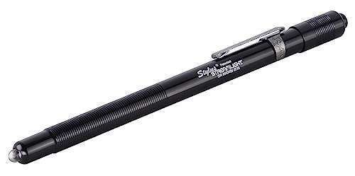 Streamlight 65018 Stylus Pen Light: 11-Lumen LED with 3 AAAA Batteries - Compact & Powerful Black Flashlight