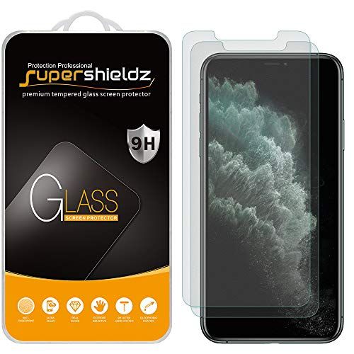 Supershieldz Anti Glare Matte Screen Protector for iPhone 11 Pro Max and XS Max 2 Pack Tempered Glass Anti Fingerprint Scratch Bubble Free