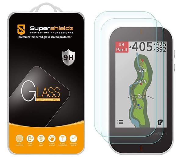Supershieldz 2 Pack Tempered Glass Screen Protector for Garmin Approach G80 Anti Scratch Bubble Free Protection