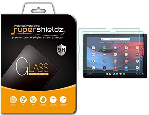 Supershieldz 2 Pack Tempered Glass Screen Protector for Google Pixel Slate Anti Scratch Bubble Free 0.33mm