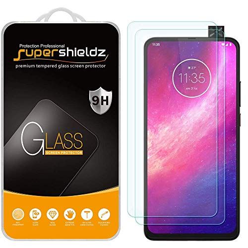 Supershieldz 2 Pack Tempered Glass Screen Protector for Motorola One Hyper Anti Scratch Bubble Free 0.33mm