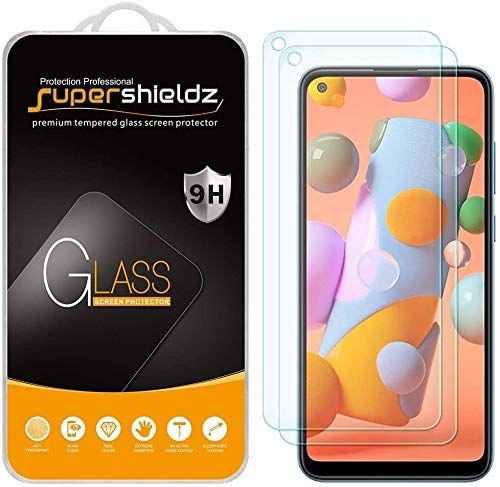 Supershieldz 2 Pack Tempered Glass Screen Protector for Samsung Galaxy A11 Anti Scratch Bubble Free