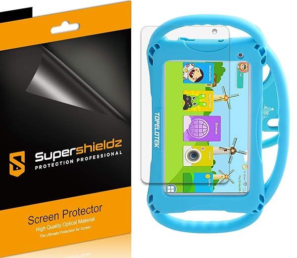 Supershieldz 3 Pack Screen Protector for Topelotek Kids Tablet 7 inch Anti Glare Anti Fingerprint Matte Shield