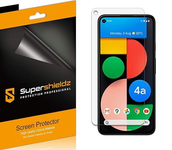 Supershieldz 6 Pack Screen Protector for Google Pixel 4a 5G Anti Glare Anti Fingerprint Matte Shield 62 inch Not for Pixel 4a 58 inch