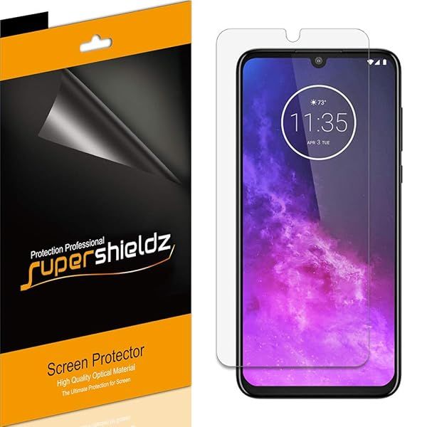 Supershieldz 6 Pack Screen Protector for Motorola One Zoom High Definition Clear Shield PET