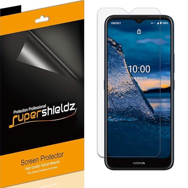 Supershieldz 6 Pack Screen Protector for Nokia C5 Endi High Definition Clear Shield PET