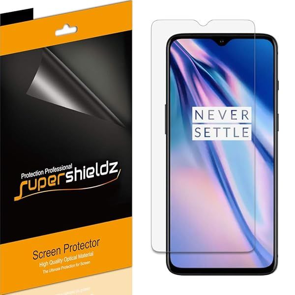 Supershieldz 6 Pack OnePlus 7T Screen Protector High Definition Clear Shield PET