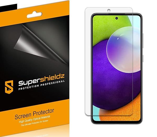 Supershieldz 6 Pack Screen Protector for Samsung Galaxy A52 A52 5G A52s High Definition Clear Shield PET