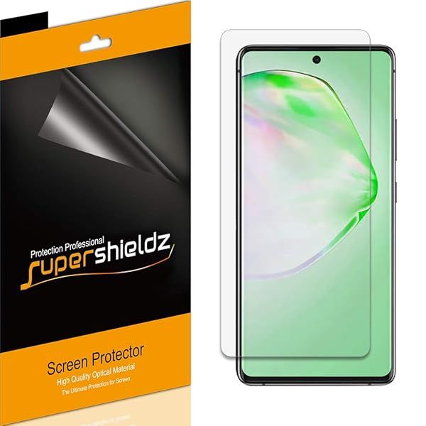 Supershieldz 6 Pack Screen Protector for Samsung Galaxy S10 Lite and A91 High Definition Clear Shield PET