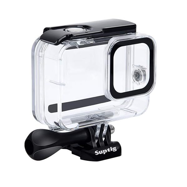 Suptig Waterproof Case for GoPro Hero 8 Black - Dive Up to 196ft (60m) with Ultimate Protection
