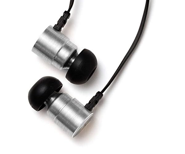 Symphonized MTL Earbuds Dual Driver Heavy Bass Premium Noise Isolating Headphones with Mic Silver