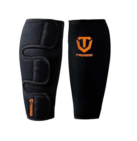 Ultimate TAVIEW Deadlift Shin Guards: 5mm Neoprene Calf Support for Weightlifting & Training Pants