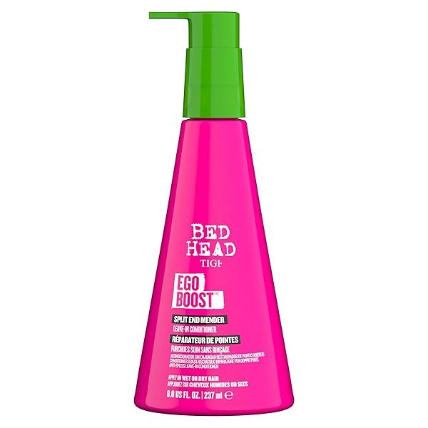 TIGI Bed Head Ego Boost Leave-In Conditioner for Split Ends - 8 oz | Nourish & Repair Hair