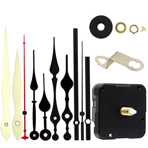 Upgrade Your Clock: TIKROUND 12888 Quartz DIY Wall Clock Movement Kit - Silent Mechanism & Easy Repair Parts