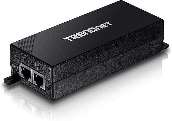 TRENDnet TPE-115GI PoE+ Injector - 30W Gigabit Power Over Ethernet, 100M Range, Black (Pack of 1)