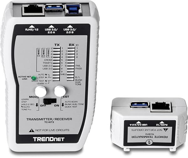 Buy TRENDnet TC-NT3 VDV & USB Cable Tester - Reliable Testing Tool in Black