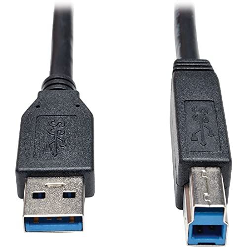 TRIPP LITE 15ft USB 3.0 SuperSpeed Cable 5Gbps AB M/M - High-Speed Black Connector