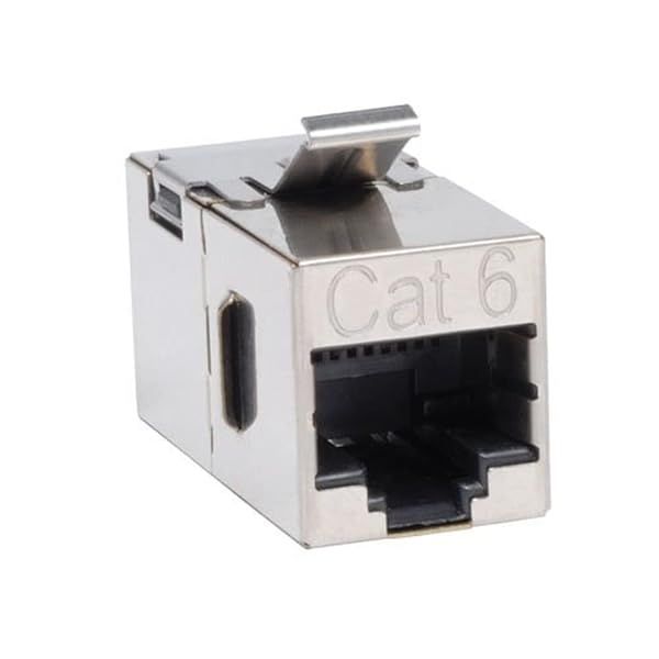 TRIPP LITE N235-001-SH Cat6 RJ45 Coupler - TAA GSA Compliant Modular In-Line Connector