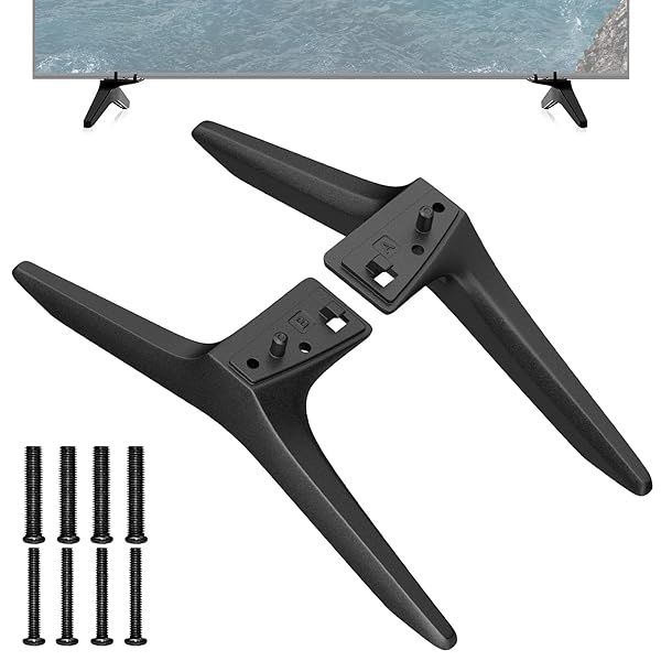 TV Stand Legs Replacement for LG 49 50 55 Inch 49UJ6300 49LJ5550 49LJ550M-UB 49UK6300 50UJ6300 50UK6300 55LJ5500UA 55LJ5550 55LJ550M-UB MAM643660
