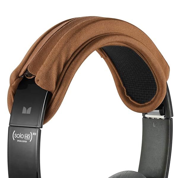 TXEsign Universal Replacement Headband Cushion Pad Cover for ATH M50X QC 35i 35ii QC25 Solo 2 Solo 3 Studio 2 3 Headphones Brown