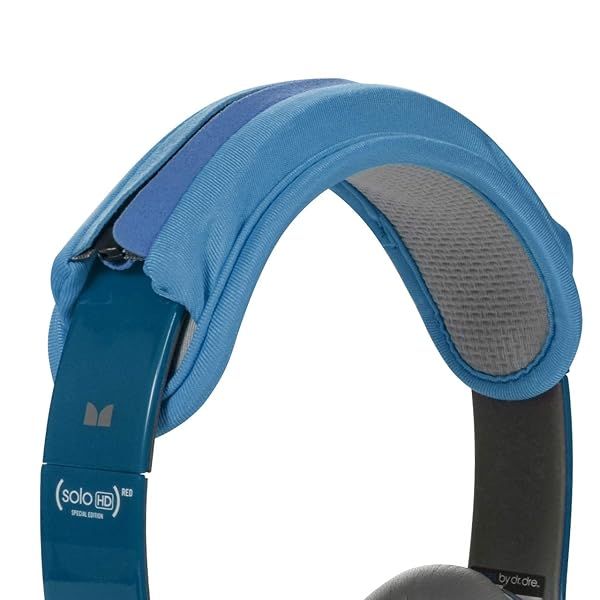 TXEsign Universal Replacement Headband Cushion Pad Cover for ATH M50X QC 35i 35ii QC25 Solo 2 Solo 3 Studio 2 3 Headphones Blue
