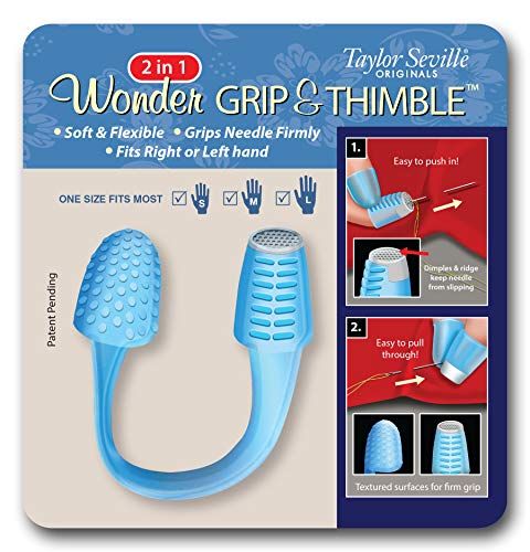 Taylor Seville Originals Wonder Grip Thimble Sewing Notions Accessories for Easy and Comfortable Sewing