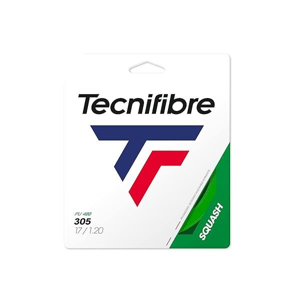 Buy Tecnifibre 305 Squash String Set 17g (1.20mm) - 9.7M/32ft for Ultimate Performance