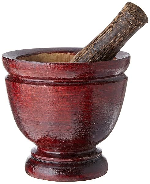 5-Inch Thai Mortar and Pestle: Essential Kitchen Tool for Authentic Thai Recipes