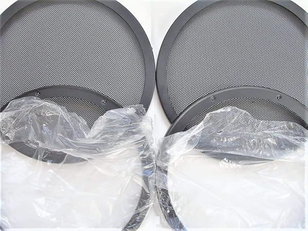 Electronics PowerHouse 10 Inch Classic Beehive Subwoofer Speaker Grills Heavy Gauge Pair with Reinforcement Ring