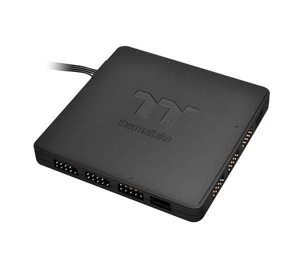 Thermaltake TT Sync 9 Port LED Controller - ASUS Aura, GIGABYTE RGB, MSI Mystic Light Compatible