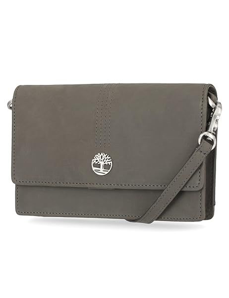 Shop Timberland Women's RFID Leather Crossbody Bag Wallet in Castlerock Nubuck - Stylish & Secure Purse
