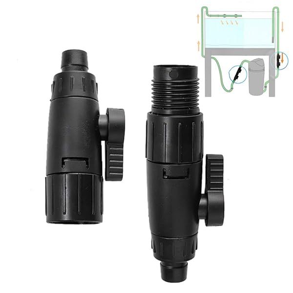 Buy Tnfeeon Aquarium Hose Valve & Quick Release Connector for 16mm Fish Filter - Easy Installation & Durable