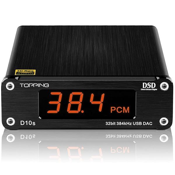 Top D10s Mini USB DAC: XMOS XU208 & ES9038Q2M Audio Amplifier for Superior Sound Quality