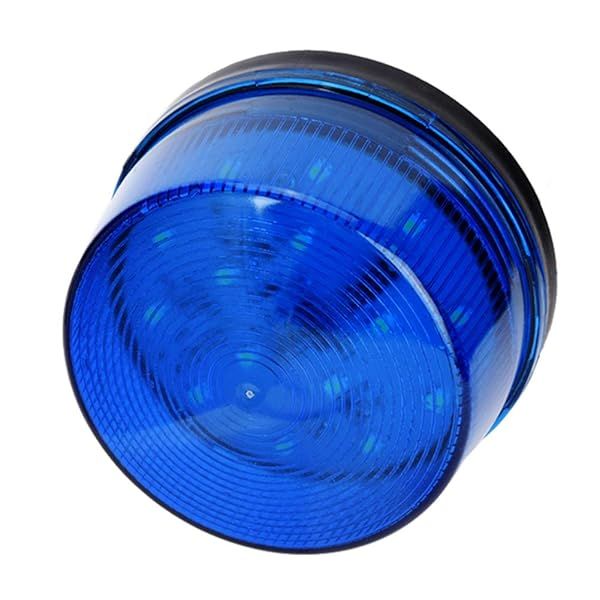 Buy Tosuny 12V/24V LED Strobe Light - Blue Warning Beacon for Safety & Emergency Flashing Alerts
