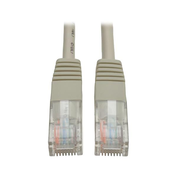 Tripp Lite Cat5e 350MHz 50-ft Molded Patch Cable (RJ45 M/M) - Gray | High-Speed Networking Solution