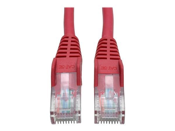 Tripp Lite 25-ft Cat5e 350MHz Snagless Patch Cable (RJ45 M/M) - Red for Fast Networking