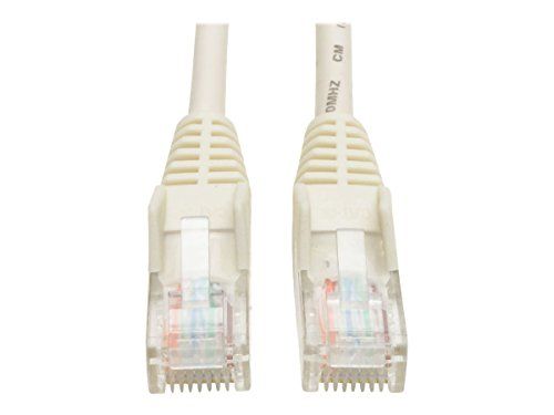 Tripp Lite 50-ft Cat5e 350MHz Snagless Patch Cable (RJ45 M/M) - White for Fast Networking