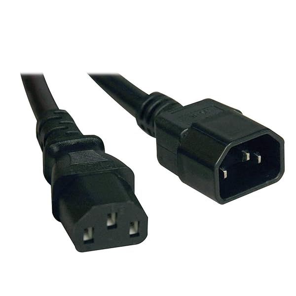 Tripp Lite 4-ft Power Extension Cord 13A, 16AWG (IEC-320-C14 to C13) - Reliable Computer Connectivity