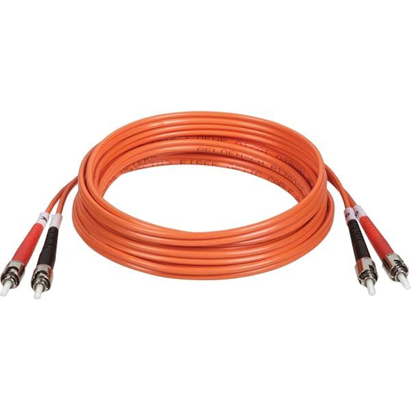 Tripp Lite Duplex Multimode 62.5/125 Fiber Patch Cable ST/ST 2M (6-ft) - High-Speed Connectivity