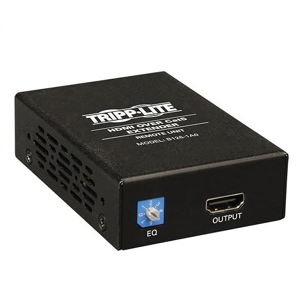 Tripp Lite HDMI Over Cat5/Cat6 Extender B126-1A0: 1080p Video & Audio Receiver, 1920x1200 at 60Hz - Black
