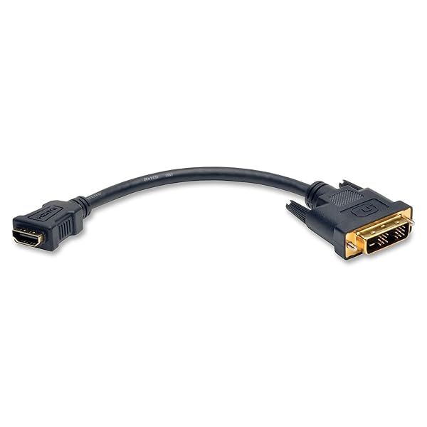 Tripp Lite HDMI to DVI Cable Adapter 8in - DVI-D Connector, 1920x1080 Resolution, F/M (P130-08N)