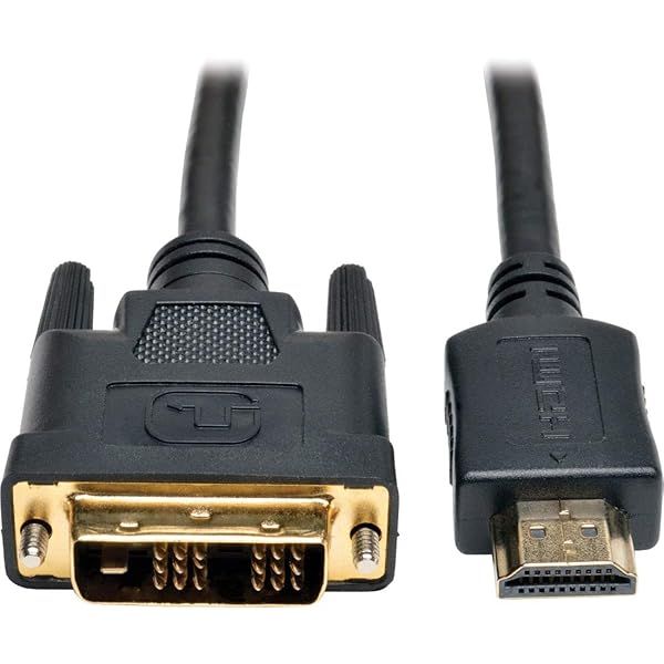 Tripp Lite 10-ft HDMI to DVI Cable - High-Quality Digital Monitor Adapter (HDMI to DVI-D M/M) in Black