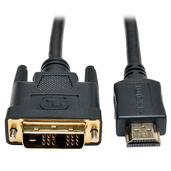 Tripp Lite 12-ft HDMI to DVI Cable - High-Quality Digital Monitor Adapter (HDMI to DVI-D M/M) in Black