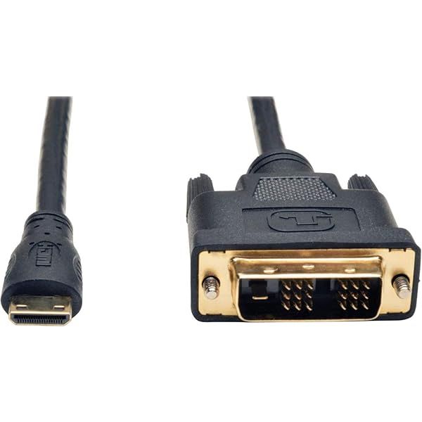 Tripp Lite 10-ft Mini HDMI to DVI Cable - High-Quality Digital Monitor Adapter (P566-010-MINI)