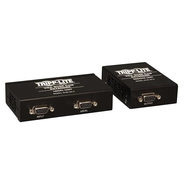 Tripp Lite VGA over Cat5/Cat6 Extender B130-101-2: 1920x1440 @ 60Hz with EDID Copy - Enhance Your Display Setup