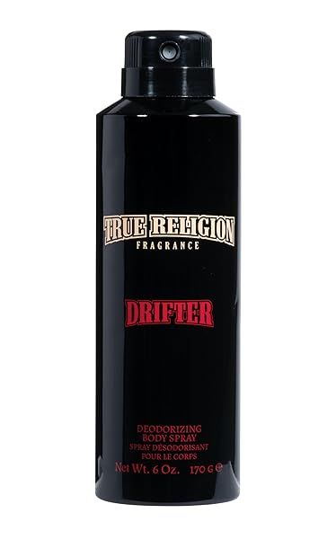 True Religion Drifter Body Spray 6 Oz: Long-Lasting Fragrance for Men - Shop Now!