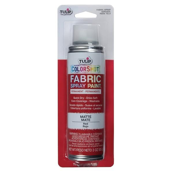 Buy Tulip ColorShot Instant Fabric Spray in Red - 3oz for Vibrant DIY Projects