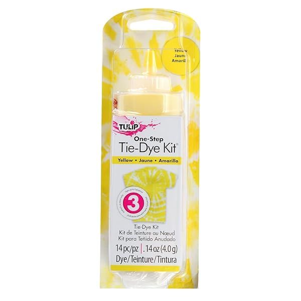 Vibrant Tulip One-Step Tie-Dye Kit - 4 fl oz Yellow for Stunning Fabric Creations