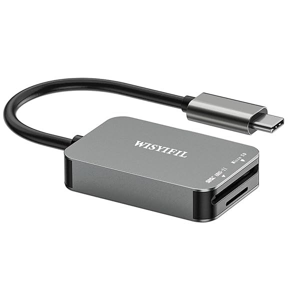 UHS-II High Speed USB C SD Card Reader for MacBook Pro & iPad Pro - Supports SDXC, Micro SD, UHS-I Cards